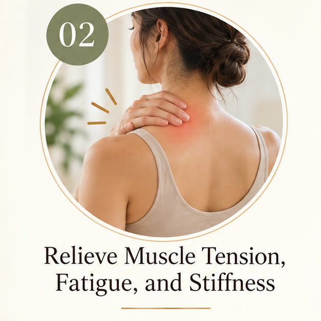 筋肉のこわばり・疲れ・コリを緩和